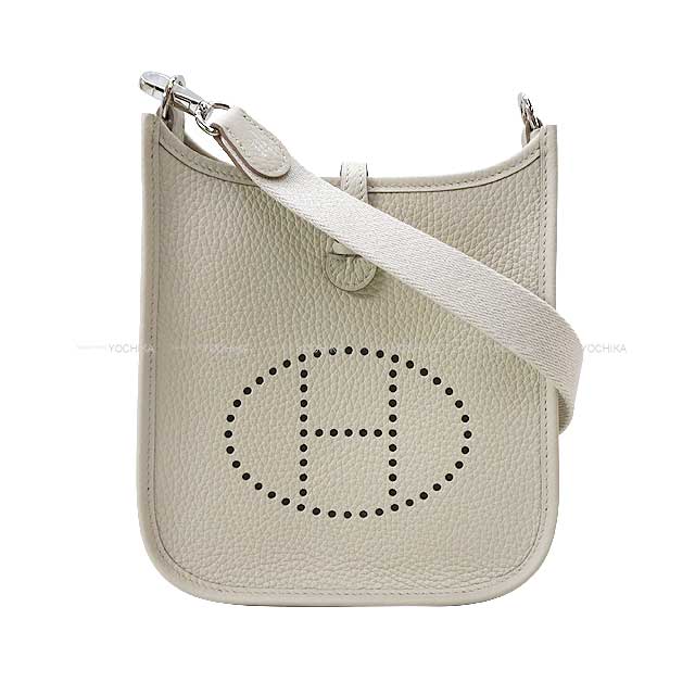 HERMES Shoulder bag Evelyne 16 TPM Beton Taurillon Clemence Silver HW Stamp K[BRAND NEW][Authentic]