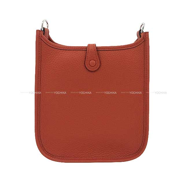 HERMES Shoulder bag Evelyne 16 TPM Cuivre/Rose Purple Taurillon Clemence Silver HW Stamp U[BRAND NEW][Authentic]