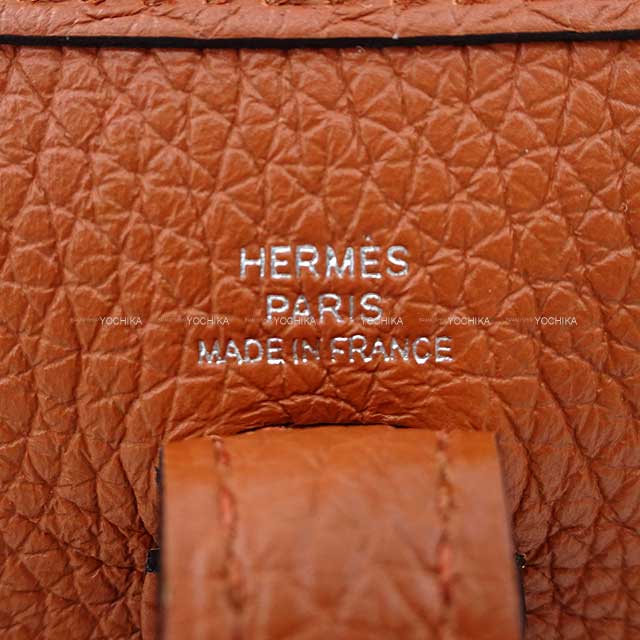 HERMES Shoulder bag Evelyne 16 TPM Cuivre/Rose Purple Taurillon Clemence Silver HW Stamp U[BRAND NEW][Authentic]