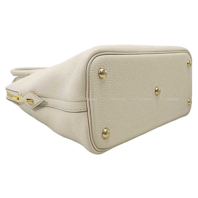 HERMES Shoulder bag Bolide31 Beton Taurillon Clemence Gold HW Stamp A[EXCELLENT][Authentic]