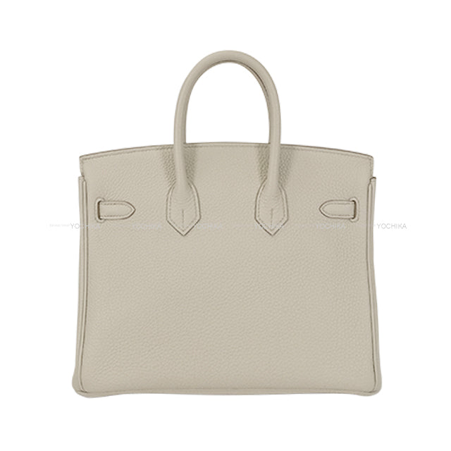 [Pre-loved] HERMES Handbag Birkin25 Beton Veau Togo Gold HW Stamp U[LIKE NEW][Authentic]