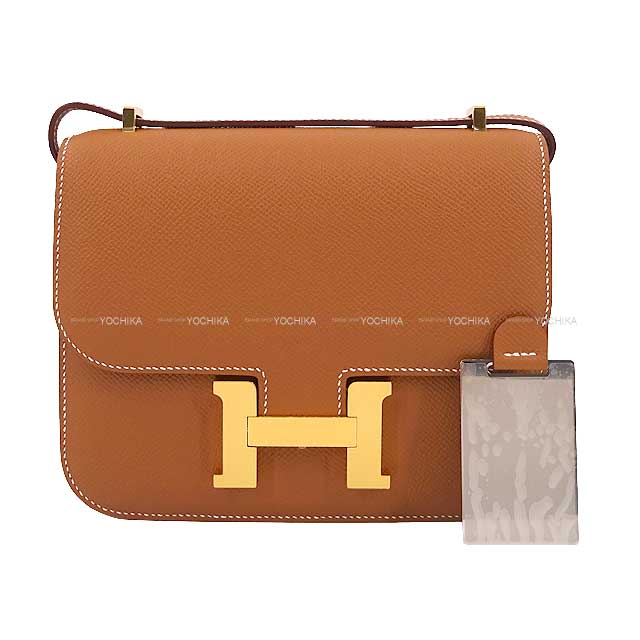 HERMES Shoulder bag Constance 3 18 Miroir Gold Ever Grain Gold HW Stamp B[BRAND NEW][Authentic]