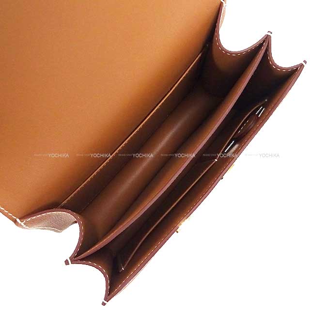 HERMES Shoulder bag Constance 3 18 Miroir Gold Ever Grain Gold HW Stamp B[BRAND NEW][Authentic]