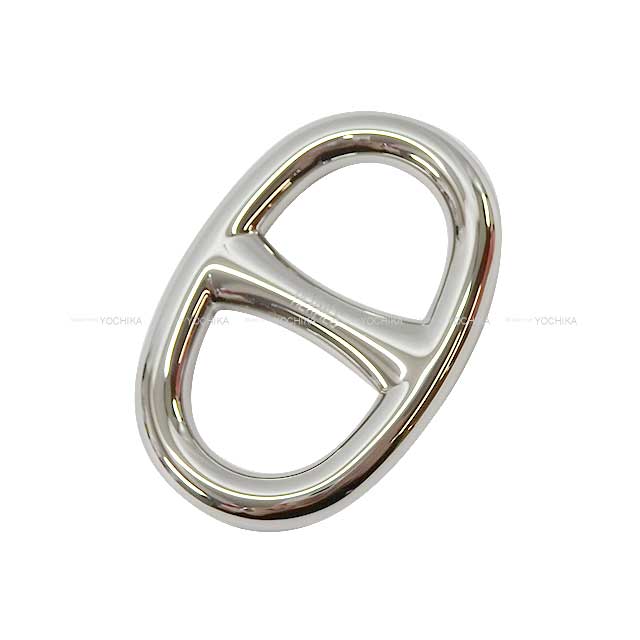 HERMES Scarf ring 90 Chaine d'Ancre Silver HW[BRAND NEW][Authentic]