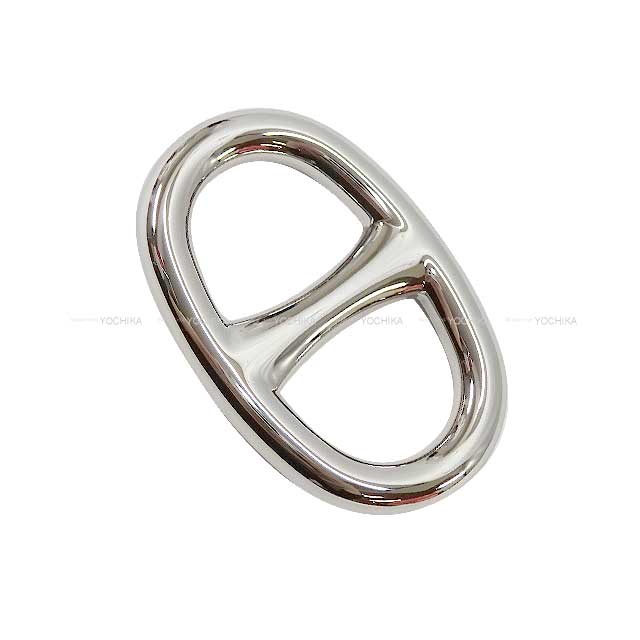 HERMES Scarf ring 90 Chaine d'Ancre Silver HW[BRAND NEW][Authentic]