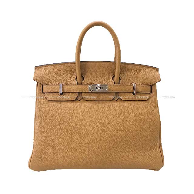 HERMES Handbag Birkin25 Chai Veau Togo Silver HW Stamp U[BRAND NEW][Authentic]