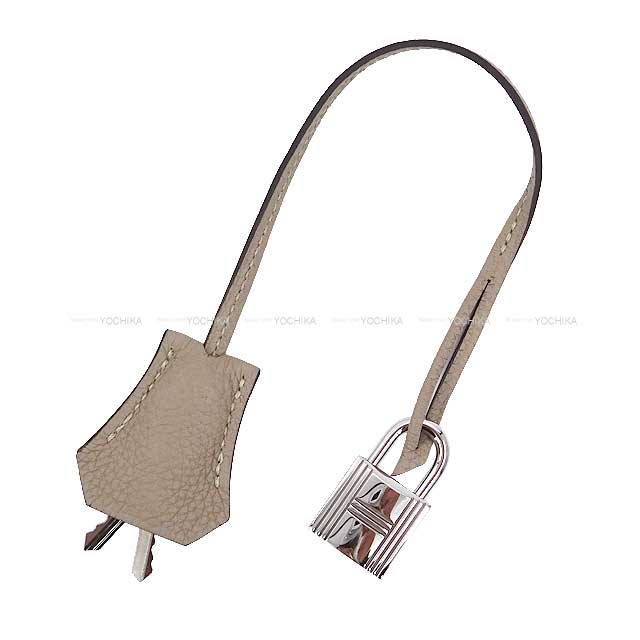 [Pre-loved] HERMES Handbag Birkin30 Gris Tourterelle Veau Jonathan Silver HW Stamp T[LIKE NEW][Authentic]