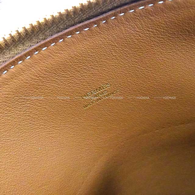HERMES Shoulder bag Bolide1923 25 Sangles Caval Gold Ever Grain Gold HW Stamp B[BRAND NEW][Authentic]