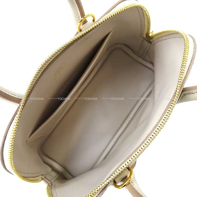 HERMES Shoulder bag Bolide 1923 20 mini Beton Evercolor Gold HW Stamp B[EXCELLENT][Authentic]