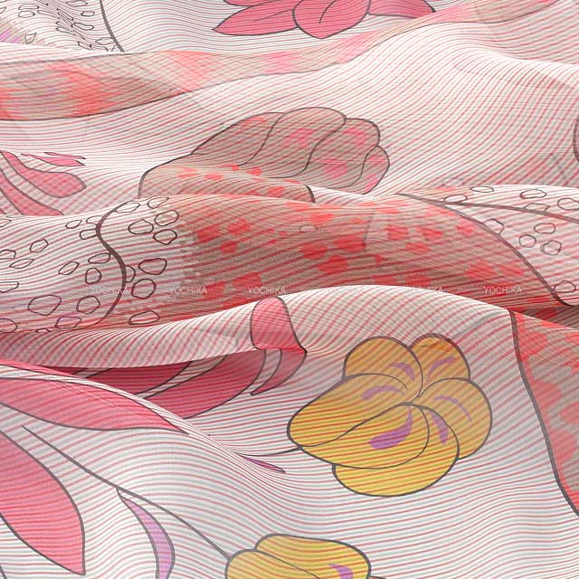 HERMES scarf Carre 140 LES LEOPARDS Orange/Rose/Violin Cashmere70% / Silk30%[EXCELLENT][Authentic]