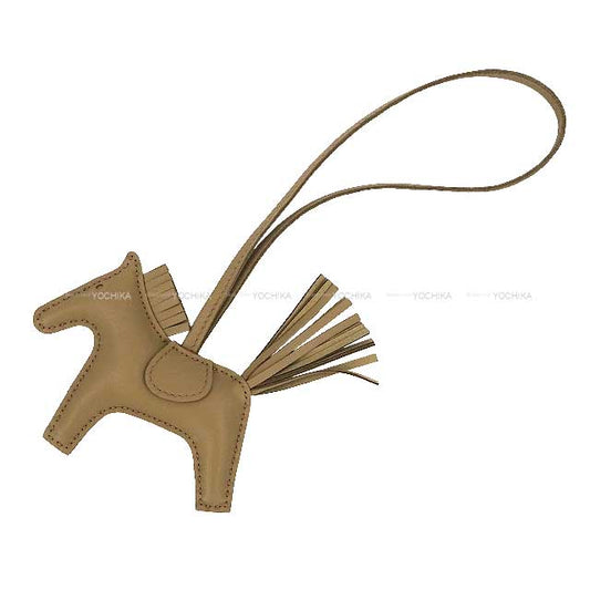 HERMES bag charm Rodeo PM SO MARFA Beige Marfa Agneau Milo Stamp B[BRAND NEW][Authentic]