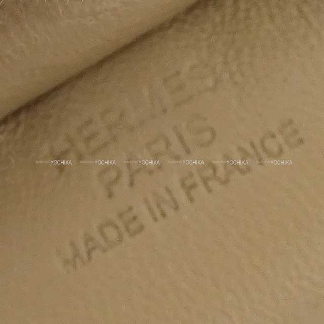 HERMES bag charm Rodeo PM SO MARFA Beige Marfa Agneau Milo Stamp B[BRAND NEW][Authentic]