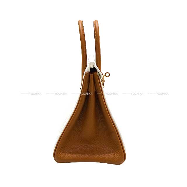 HERMES Handbag Birkin25 Personal order with stamp H Blanc (White)/Gold Epsom Souple Rose Gold HW Stamp U[BRAND NEW][Authentic]