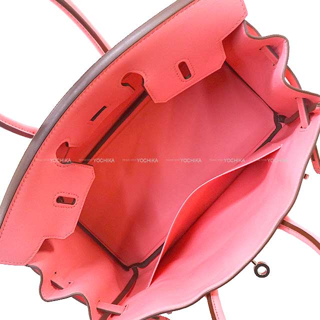 [Pre-loved] HERMES Handbag Birkin25 Rose D'ete Evercalf Silver HW Stamp Y[LIKE NEW][Authentic]