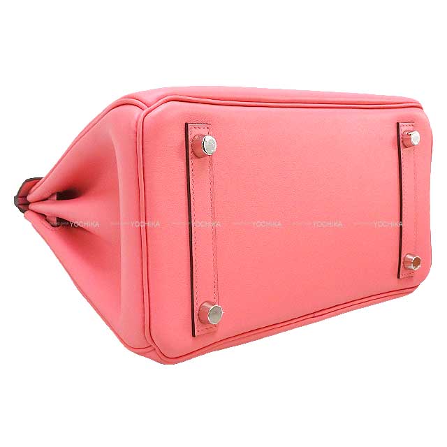 [Pre-loved] HERMES Handbag Birkin25 Rose D'ete Evercalf Silver HW Stamp Y[LIKE NEW][Authentic]