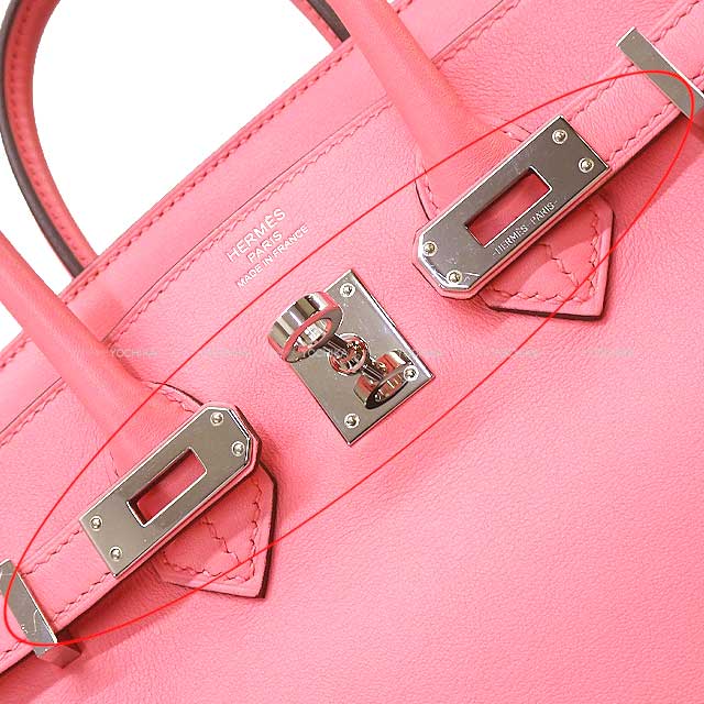 [Pre-loved] HERMES Handbag Birkin25 Rose D'ete Evercalf Silver HW Stamp Y[LIKE NEW][Authentic]