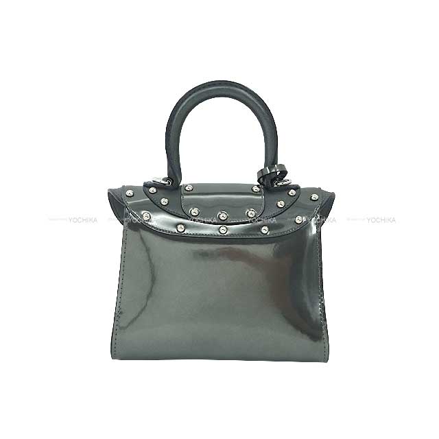 2017AW Christmas Limited Saint Louis Handbag Brillon Micro Iron Shield Studs Antique BLACK calfskin Silver HW AA0434ARC080KPA[EXCELLENT][Authentic]