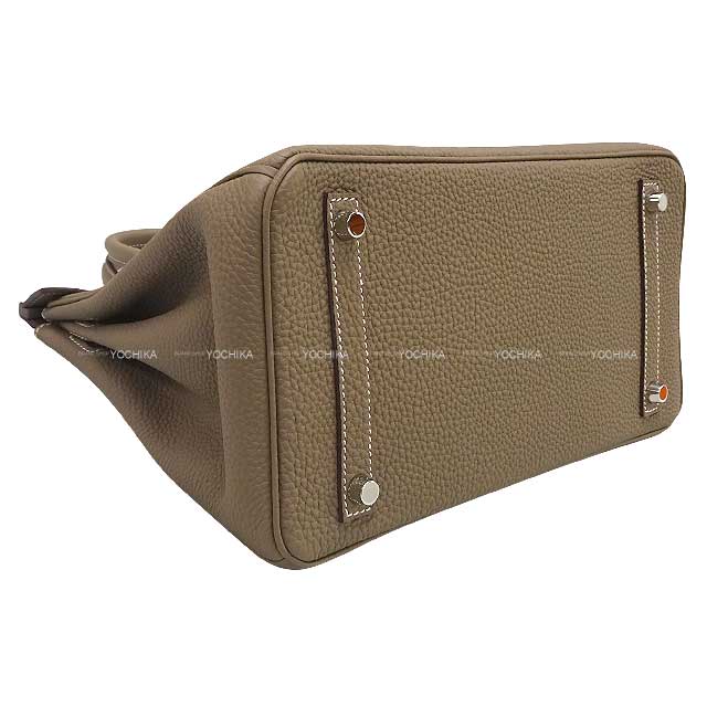 [Pre-loved] HERMES Handbag Birkin30 Etoupe Veau Jonathan Silver HW Stamp Y[LIKE NEW][Authentic]