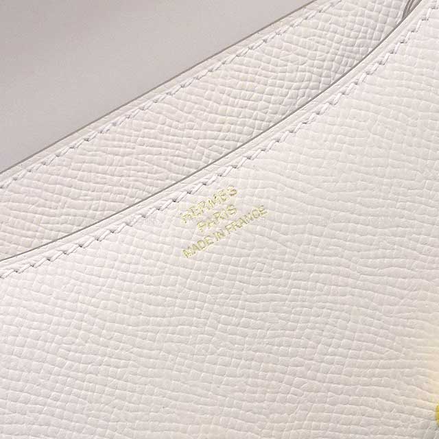 HERMES Shoulder bag Constance 3 18 Miroir Craie Ever Grain Gold HW Stamp B[EXCELLENT][Authentic]