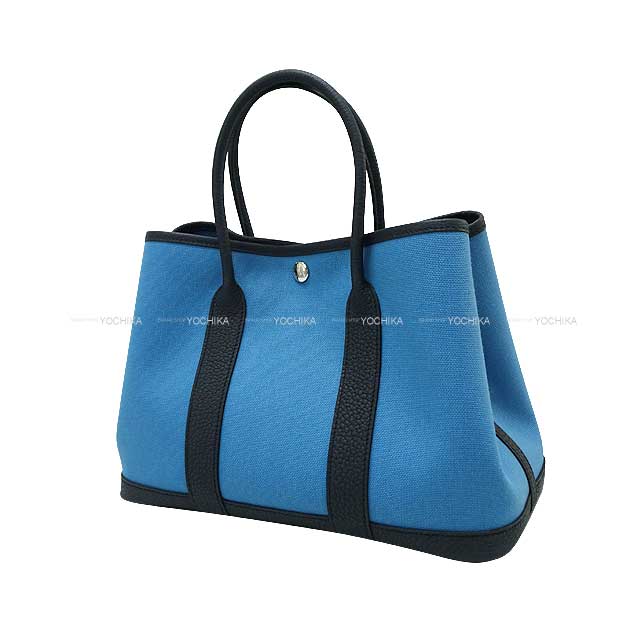 HERMES ガーデンパーティ TPM ネイビー デニム HERMES ガーデンパーティ TPM ネイビー デニム HERMES tote bag Garden