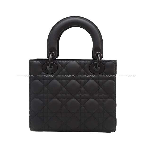 Christian Dior Handbag Lady Dior MY ABC DIOR Small  Noir (Black) Cannage Calfskin Mat Black HW M0538SLO1_M989[BRAND NEW][Authentic]