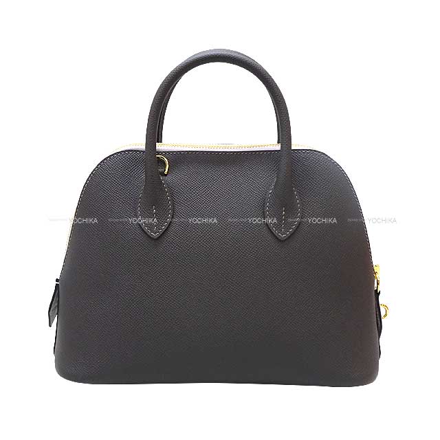 HERMES Shoulder bag Bolide1923 25 Graphite/New Gris Perle Veau Epsom Gold HW Stamp B[BRAND NEW][Authentic]