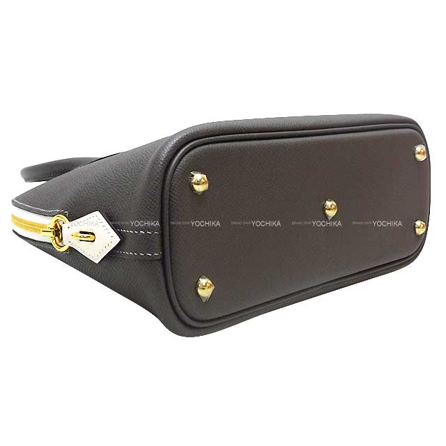 HERMES Shoulder bag Bolide1923 25 Graphite/New Gris Perle Veau Epsom Gold HW Stamp B[BRAND NEW][Authentic]