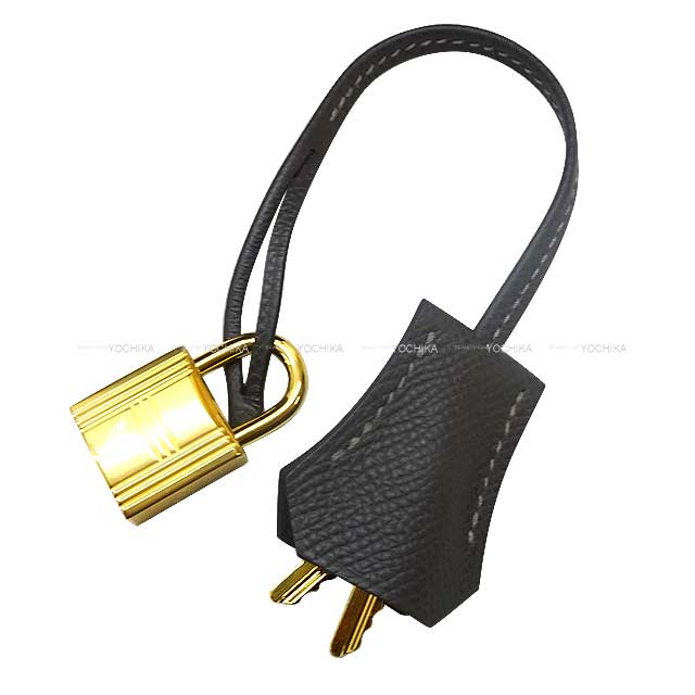 HERMES Shoulder bag Bolide1923 25 Graphite/New Gris Perle Veau Epsom Gold HW Stamp B[EXCELLENT][Authentic]