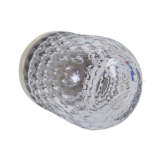 HERMES lighting Saint Louis Folia mini portable lamp wood Acorn Silver Crystal[BRAND NEW][Authentic]