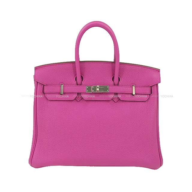 [Pre-loved] HERMES Handbag Birkin25 Magnolia Veau Jonathan Silver HW Stamp C[LIKE NEW][Authentic]
