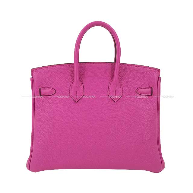 [Pre-loved] HERMES Handbag Birkin25 Magnolia Veau Jonathan Silver HW Stamp C[LIKE NEW][Authentic]