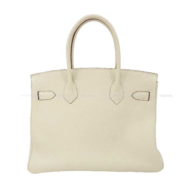 [Pre-loved] HERMES Handbag Birkin30 Craie Veau Togo Gold HW Stamp D[LIKE NEW][Authentic]