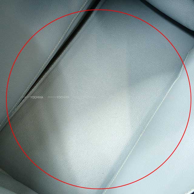 [Pre-loved] HERMES Handbag Birkin35 Bleu Lin Epsom Souple Silver HW Stamp □P[USED A][Authentic]