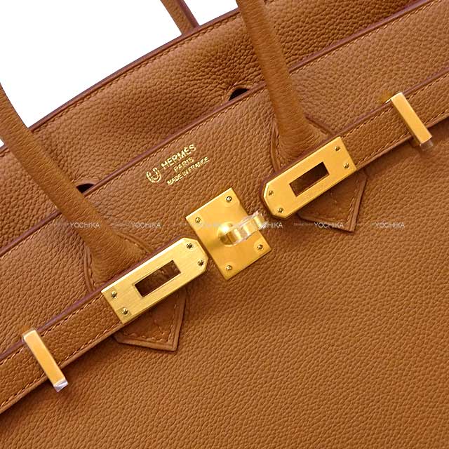 HERMES Handbag Birkin25 Personal order Gold/Lime Veau Togo Mat Gold HW Stamp B[BRAND NEW][Authentic]