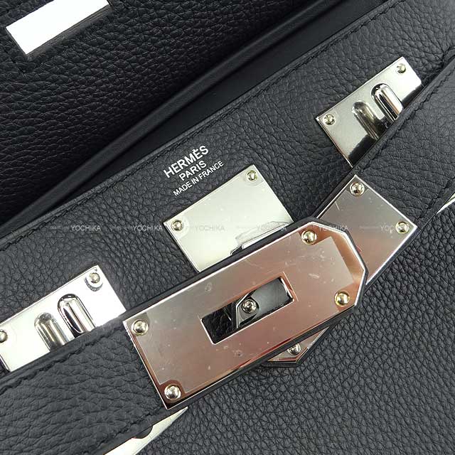 HERMES Shoulder bag Hac a Dos PM Plomb Veau Jonathan Silver HW Stamp B[BRAND NEW][Authentic]