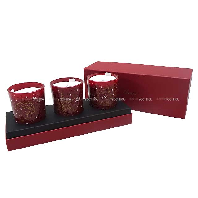 CARTIER Novelty Aroma Candle 3 pieces[BRAND NEW][Authentic]