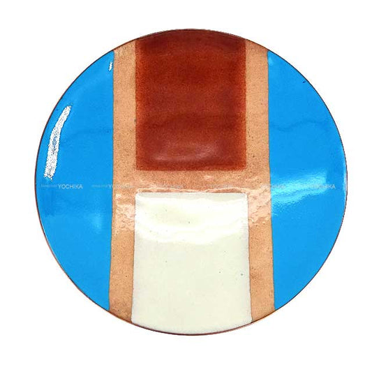 HERMES Plate Plate Videpoches SIALK Turquoise Copper/enamel plated[BRAND NEW][Authentic]