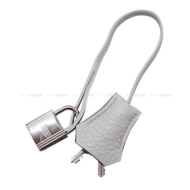 HERMES Handbag Birkin30 Gris Perle Epsom Souple Silver HW Stamp □P[EXCELLENT][Authentic]