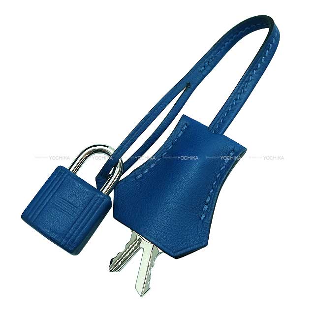 HERMES Handbag Birkin25 Bleu Thalassa Buffle/Evercalf Silver HW Stamp Z[EXCELLENT][Authentic]