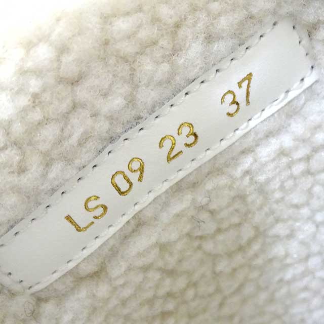 Dior boots Short boots Frost Shearling off white Cannage embroidered shearling #37 KCI992SKK_SC03W[BRAND NEW][Authentic]