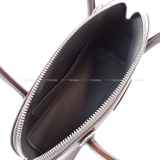 [Pre-loved] HERMES Shoulder bag Bolide27 Etain Ever Grain Silver HW Stamp D[LIKE NEW][Authentic]