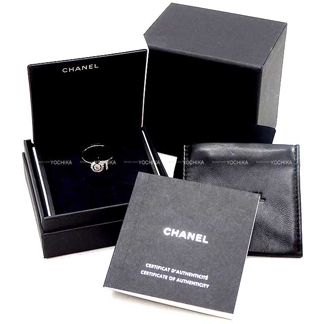 CHANEL ring Eternal Ring No.5 #61 White Gold 18KWG/Diamond 0.26ct #61 White Gold HW J12002[ALMOST NEW][Authentic]