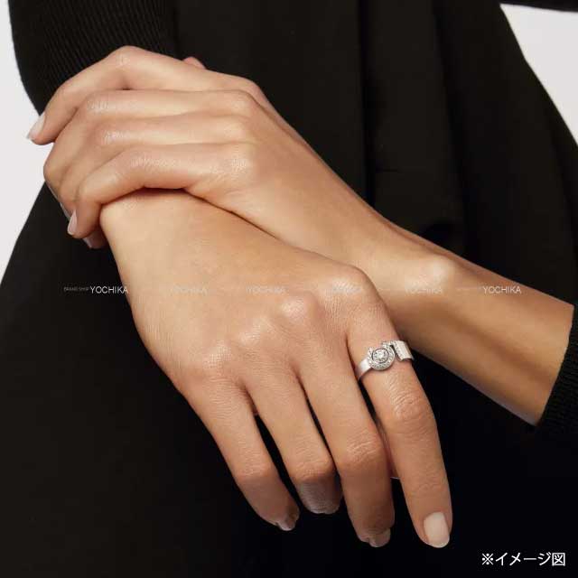 CHANEL ring Eternal Ring No.5 #61 White Gold 18KWG/Diamond 0.26ct #61 White Gold HW J12002[ALMOST NEW][Authentic]