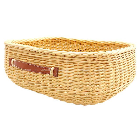 HERMES imported variety goods Fruit Basket Oseraie Picnic Terre Battue Rattan/Swift[EXCELLENT][Authentic]