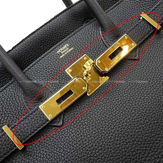 [Pre-loved] HERMES Handbag Birkin30 Noir (Black) Veau Togo Gold HW Stamp Z[LIKE NEW][Authentic]