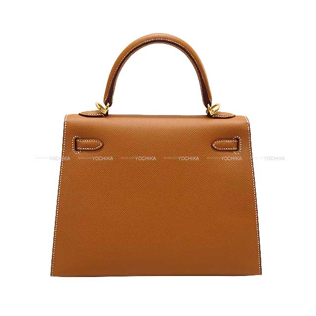 HERMES Shoulder bag Kelly25 Sellier  Gold Veau Epsom Gold HW Stamp B[BRAND NEW][Authentic]