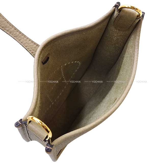 HERMES Shoulder bag Evelyne 16 TPM Beige Marfa Taurillon Clemence Gold HW Stamp W[BRAND NEW][Authentic]