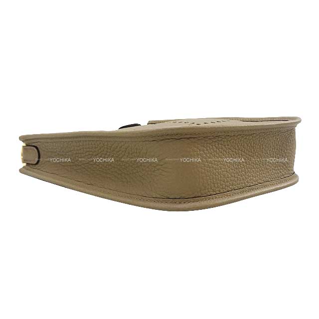 HERMES Shoulder bag Evelyne 16 TPM Beige Marfa Taurillon Clemence Gold HW Stamp W[EXCELLENT][Authentic]