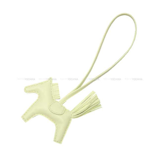 HERMES bag charm Rodeo PM Jaune Milton Agneau Milo Stamp W[BRAND NEW][Authentic]