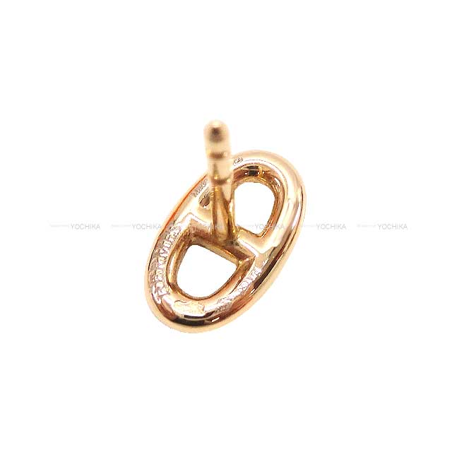 [Pre-loved] HERMES pierced earring Chaine d'Ancre Farandole TPM Rose Gold Rose Gold HW[USED SA][Authentic]